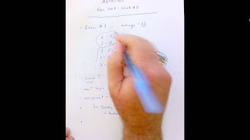 Intro video week #9 math1500