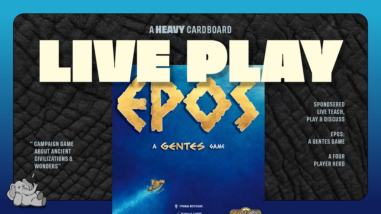 EPOS: A Gentes Game - Scenario 5 - 4p Teaching & Play-through by Heavy Cardboard