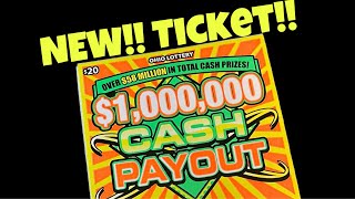 💥NEW $20 TICKET!!💥 $1,000,000 CASH PAYOUT!!💥 $500 FULL PACK!! OHIO LOTTERY TICKETS!!💥