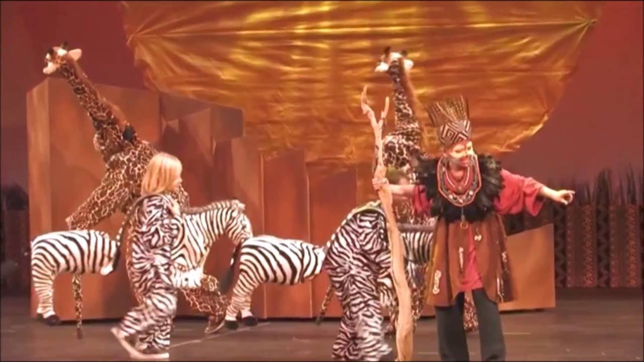 Marissa Margolis as Rafiki singing "The Circle of Life" in "The Lion King" musical 7/16 YouTube