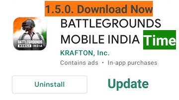 🇮🇳 How To Battlegrounds Mobile India 1.5.0 Update Now Play store Download Time Kaise  karna hai