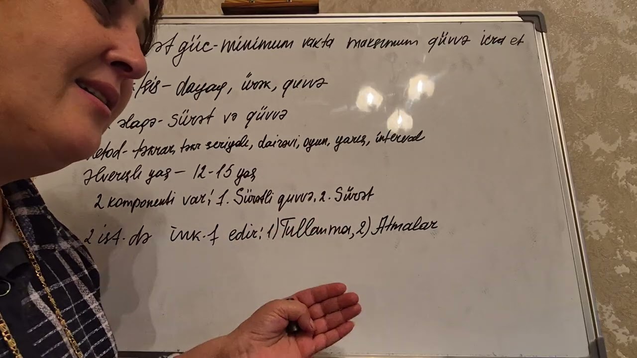 Sürət güc hərəki qabiliyyətinin ətraflı izahı