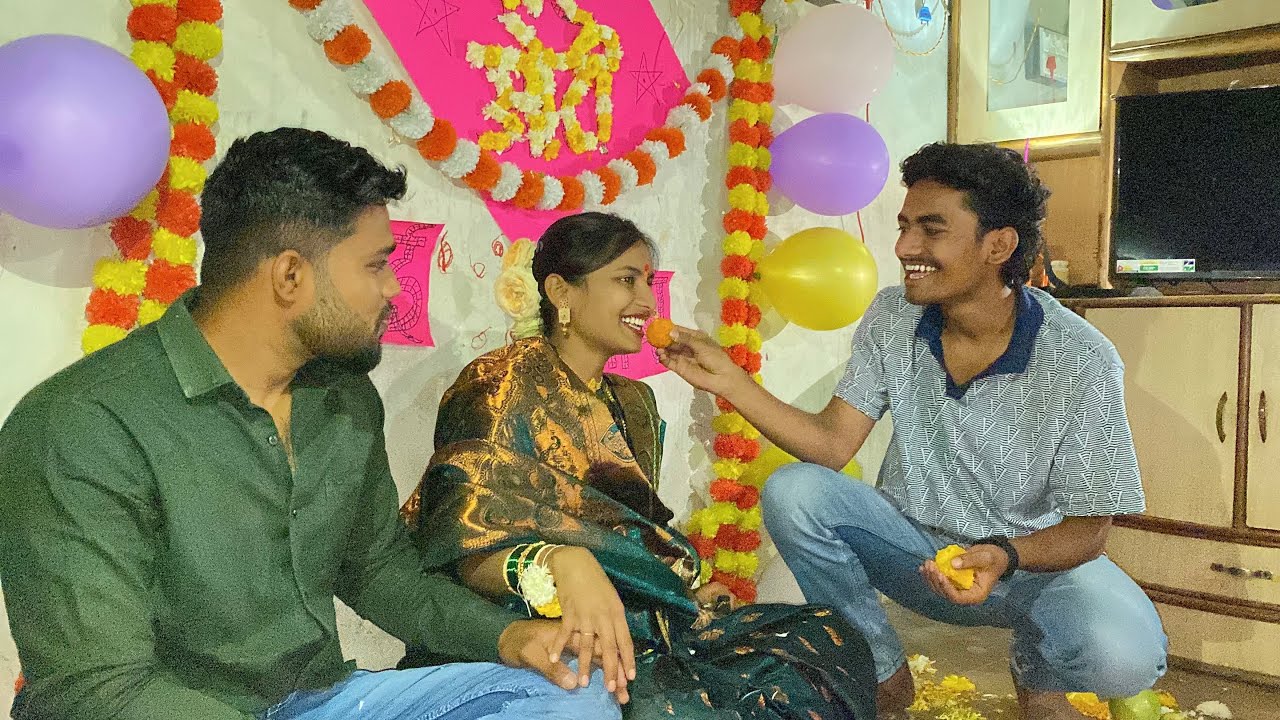 ताई ची चोर ओठी 😍 मी होणार मामा 