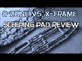 Klymit Inertia X Frame Vs. O Zone Sleeping Pad . Lightweight Backpacking Pads Review