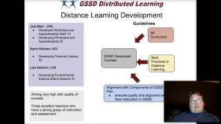 Distance Learning Development Profile
