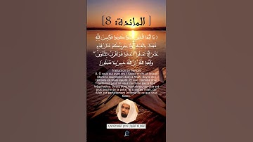 الآية 8 من سورة المائدة ....القارئ الشيخ ناصر القطامي.