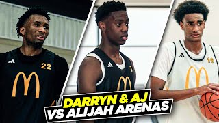 Aj Dybantsa & Darryn Peterson Vs Alijah Arenas Day 1 Of Mcdaag Practice Was Lit
