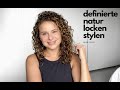 Natur Locken einfach STYLEN // Meine Routine für DEFINIERTE LOCKEN