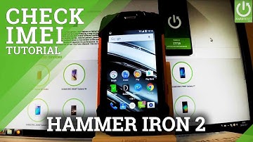 How to Check IMEI in myPhone Hammer Iron 2 - IMEI INFO / IMEI CODE