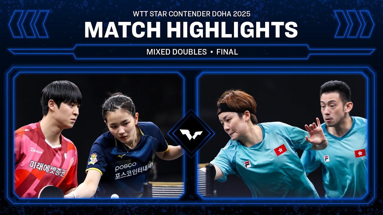 Park/Kim vs Wong/Doo | XD Final | WTT Star Contender Doha 2026