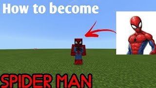 ✔MineCraft : How to Become Spider man on mcpe! screenshot 5