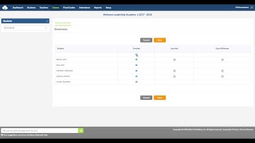 ThinkWave School Admin Software, Setup | General Tab