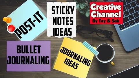 Bullet Journal Hack| Use of Sticky Notes| Ideas for Bullet Journaling| Post-it Notes