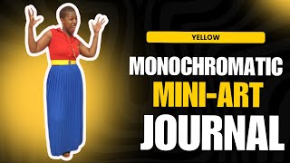 Monochromatic Art Journal-Yellow