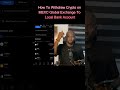 How To Withdraw Crypto on MEXC Global Exchange To Local Bank Account (P2P Trading Guide- USDT & BTC)
