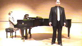 Senior Recital at UNT on 3 Jun 09 Duparc's L'invitation au Voyage