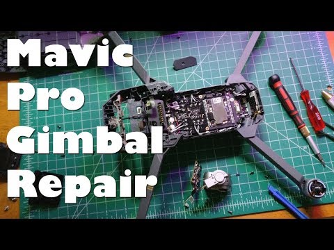 Fixing a DJI Pro Drone - Gimbal Vibration, Ribbon Signal Cable Repair & Replacement - YouTube
