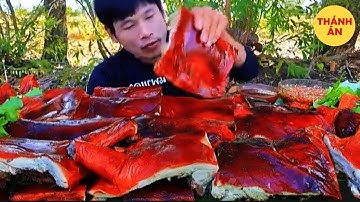 THÁNH ĂN: 15KG Heo Quay Giòn Béo Ăn Hết Trong 30 Phút | Mukbang Ăn Uống Thực Tế