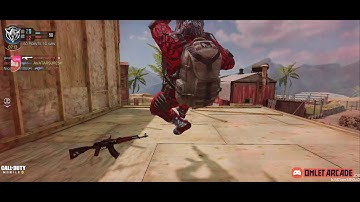 game play of call od duty mobile  from Samsung S20 plus