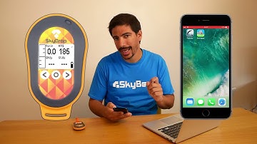 SkyDrop tutorial - 03.6 Bluetooth connection to SkyLogger on iPhone