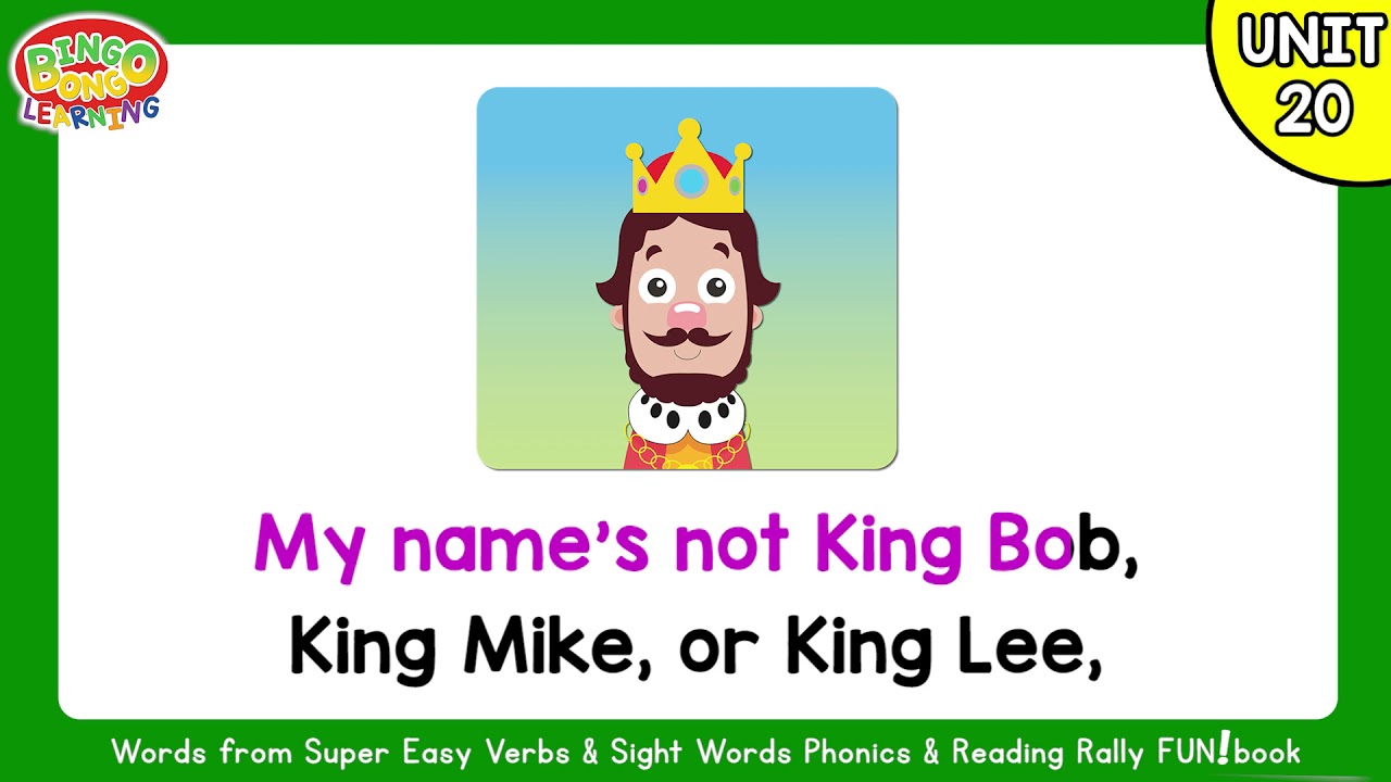 Smile Profile Unit 20 Verbs/Sight Words Phonics & Reading Rally