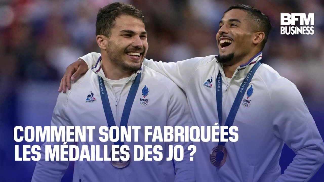Comment sont fabriquées les médailles des JO ?