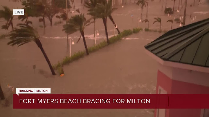 Hurricane Milton: Fort Myers Beach Suspends Emergency Services as storm surge rises