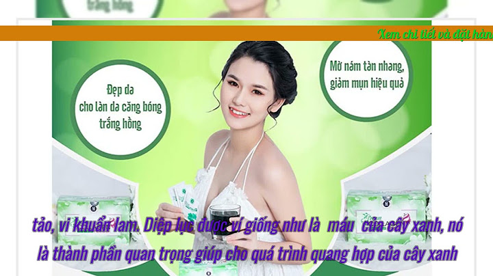 Diệp lục collagen chính hãng giá bao nhiêu