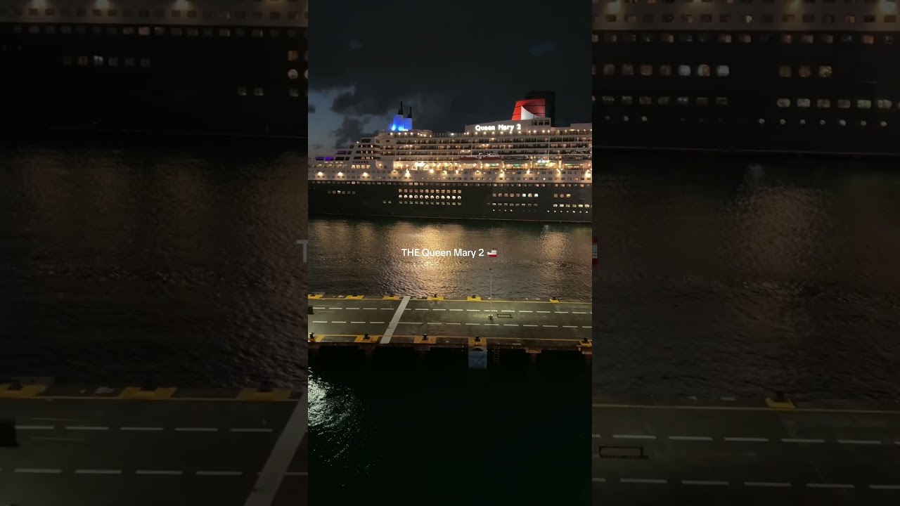 The last ocean liner in the world! #queenmary2 #oceanliners #shorts