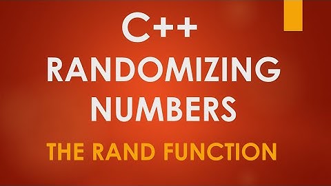 C++ Exam Question SOLVED || Random Number Generator In C++ || Randomizing Numbers in C++