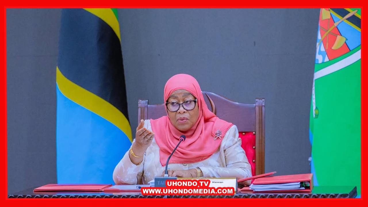 RAIS SAMIA AONGOZA KIKAO CHA BARAZA LA MAWAZIRI