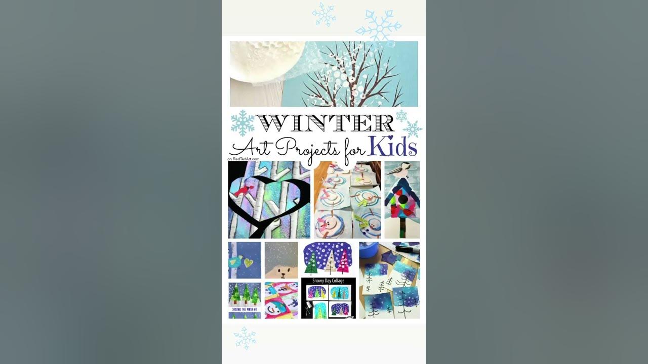 Winter Art Projects for Kids - Red Ted Art - Kids Crafts