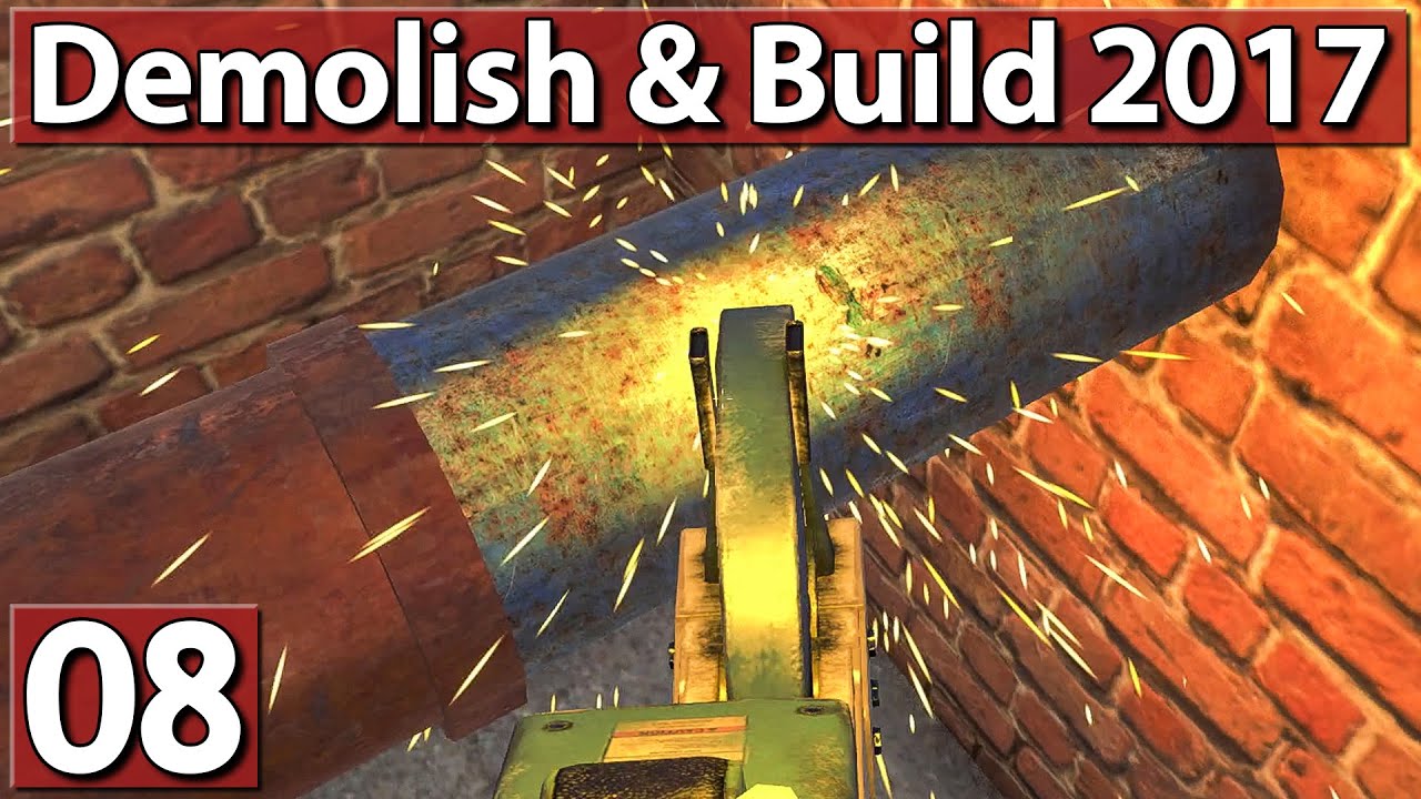 STROMLEITUNGEN ABREISSEN ► Demolish and Build Simulator #8 gaming logo