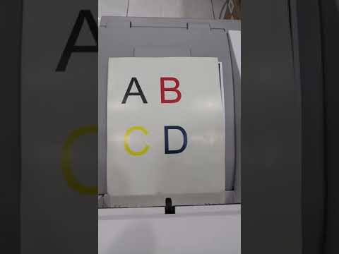 Video Test Máy In Laser Màu A4 Trên Decal Đế Vàng / Máy In... - youtube