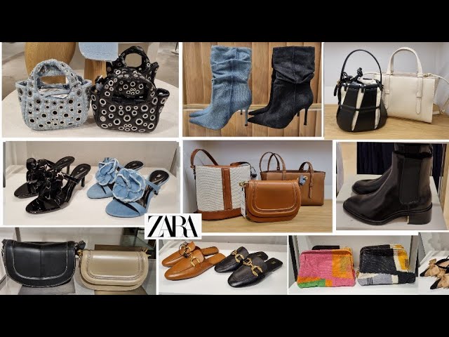 ZARA WOMEN'S BAGS & SHOES NEW COLLECTION / AUGUST 2023 