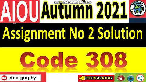 AIOU Code 308 Solved Assignment No.2 Autumn 2021 || Subject: General Science || Level: FA/ I Com