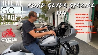Stage 2 Stock Dyno Run/2020 Road Glide Special 114  Custom Dyno Tune JD Cycle works