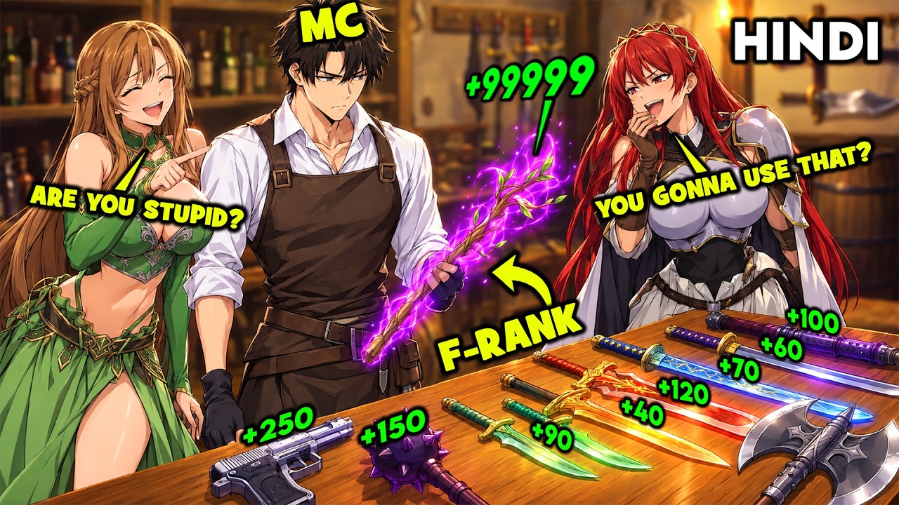 Trapped as a TRASH NPC, He Crafted GODLY Weapons & Became OP in REAL LIFE! - Manhwa Recap in Hindi