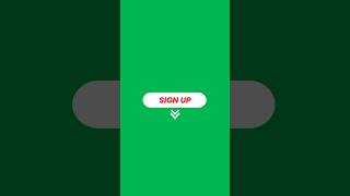 Sign Up Button Green Screen #Greenscreen #Motiongraphics #Signup #Greenscreenvideo #Globalkreators