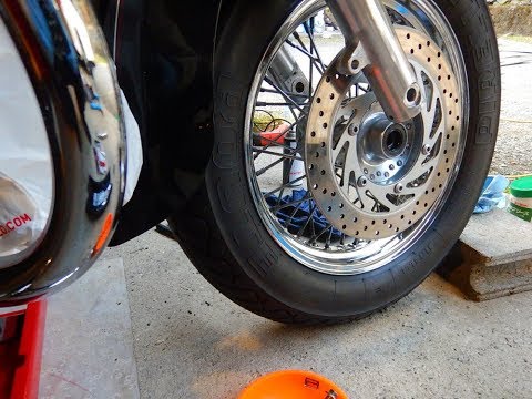DSC400ホイール付きタイヤ交換（フロント編） - YouTube