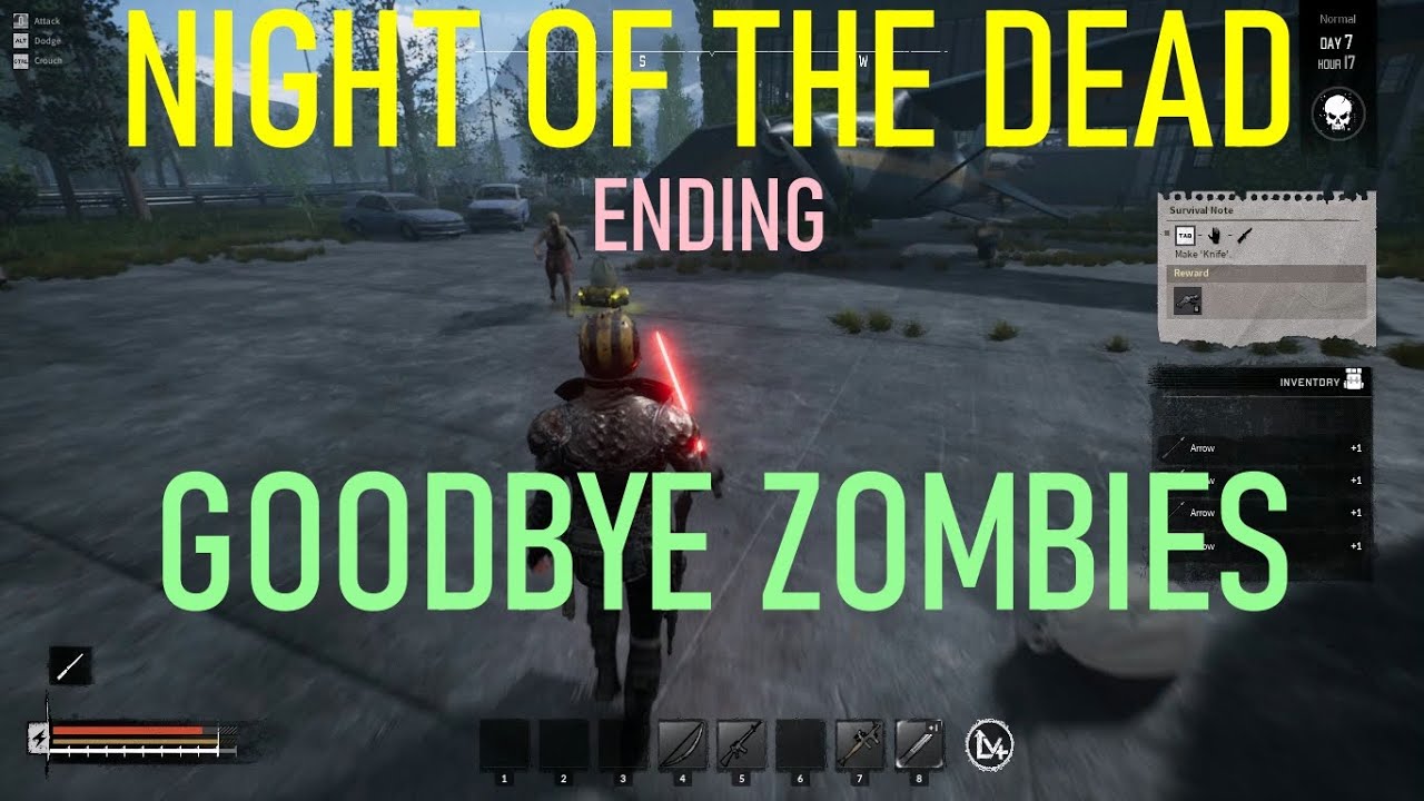 NIGHT OF THE DEAD ENDING GOOD BYE ZOMBIES YouTube