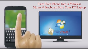 Turn Your Phone Into A Wireless Mouse & Keyboard For Your PC/Laptop