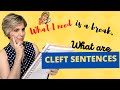 CLEFT sentences- how to use EMPHASIS in English | Cómo usar énfasis en inglés.