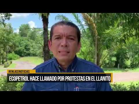 Ecopetrol hace llamado por protestas en el corregimiento El Llanito