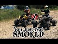 Yamaha Raptor 700R vs YFZ450R  WOW!