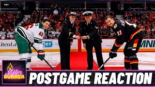 Wild @ Flames Postgame Reaction | FN After Burner - Game 29