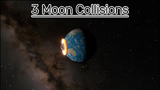 3 Moon Collisions