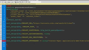 4 Create Access Token - Zoho CRM - Arabic