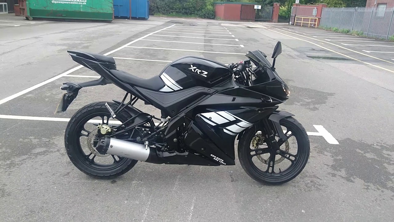 2016 GENATA GEN MOTO XRZ 125 XGJ125 YZFR125 REPLICA 4T MOTORBIKE VGC 4K