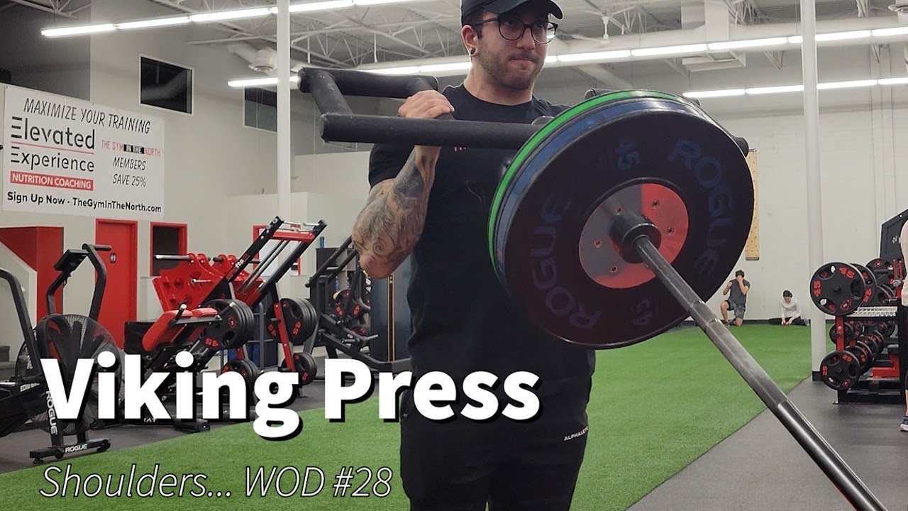Viking Press Shoulder Workout WOD 28 YouTube